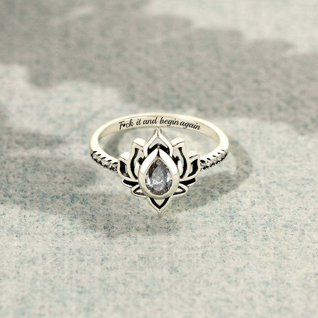 Yell F♥︎ck Lotus Ring