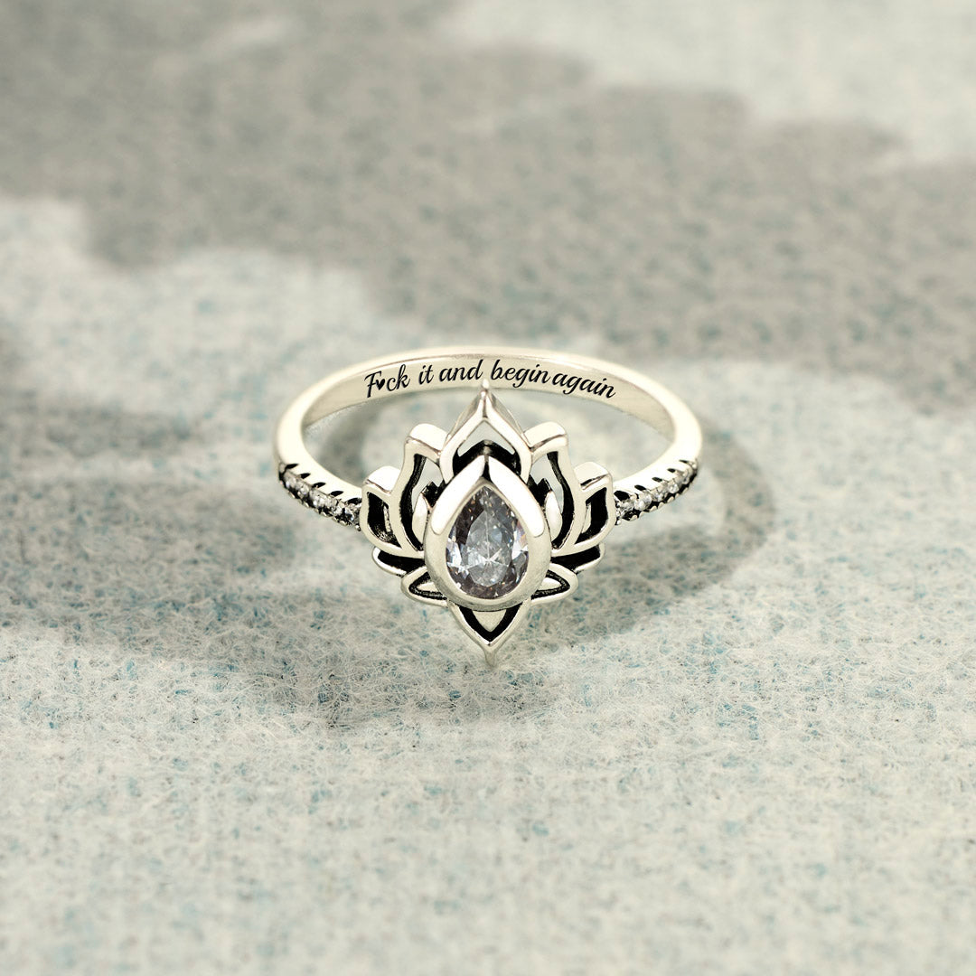 Yell F♥︎ck Lotus Ring