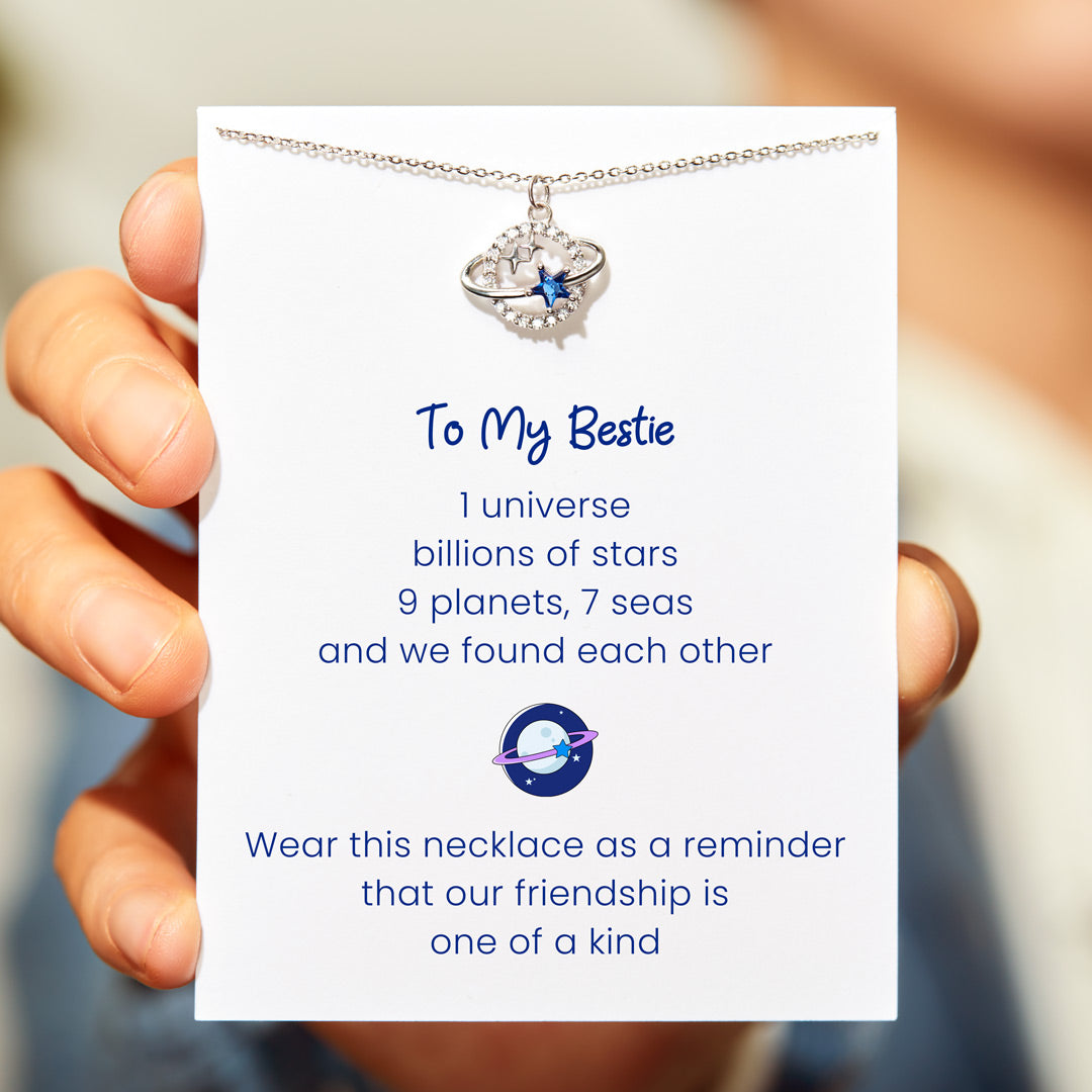 We Found Each Other Planet Necklace