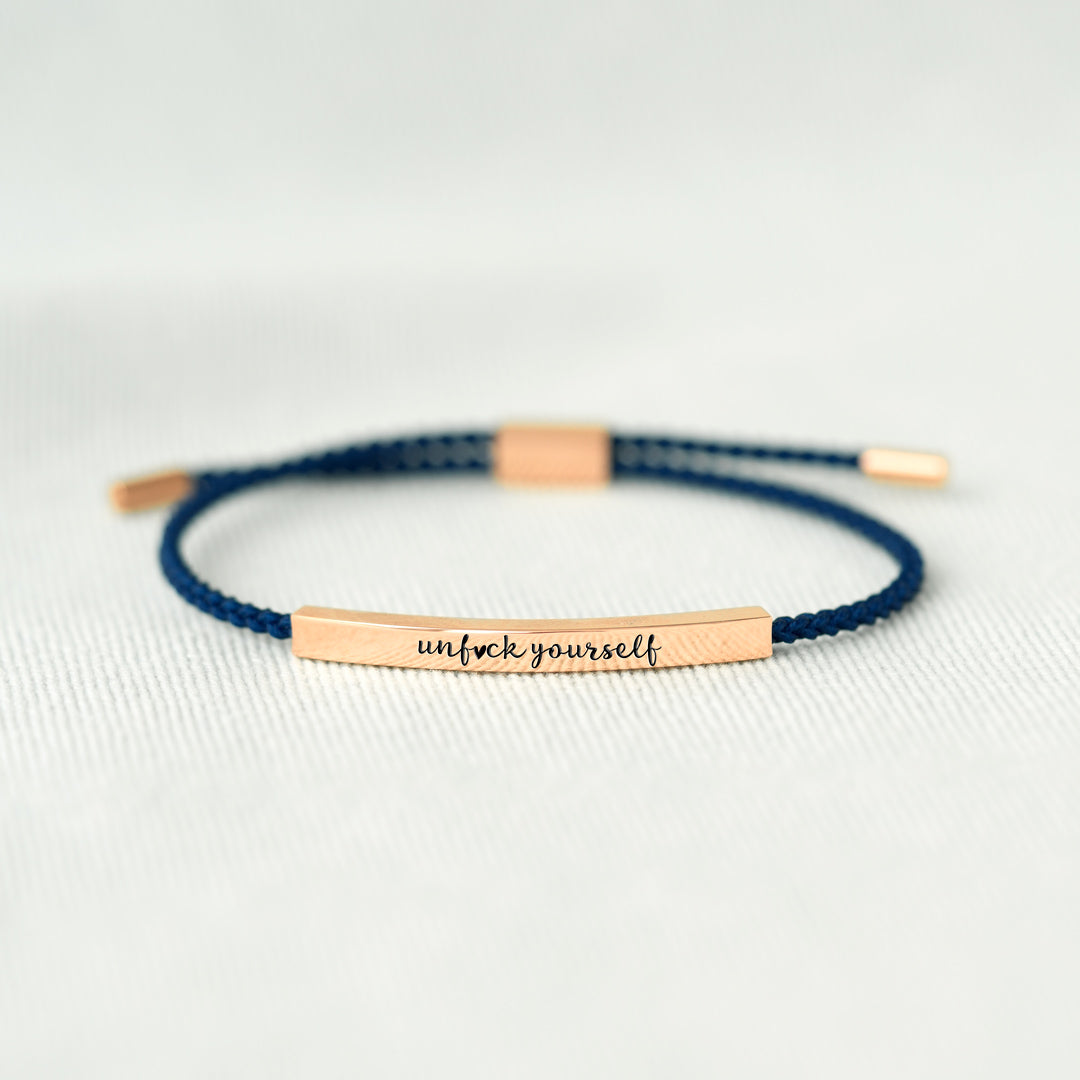 Unf♥ck Yourself Tube Bracelet