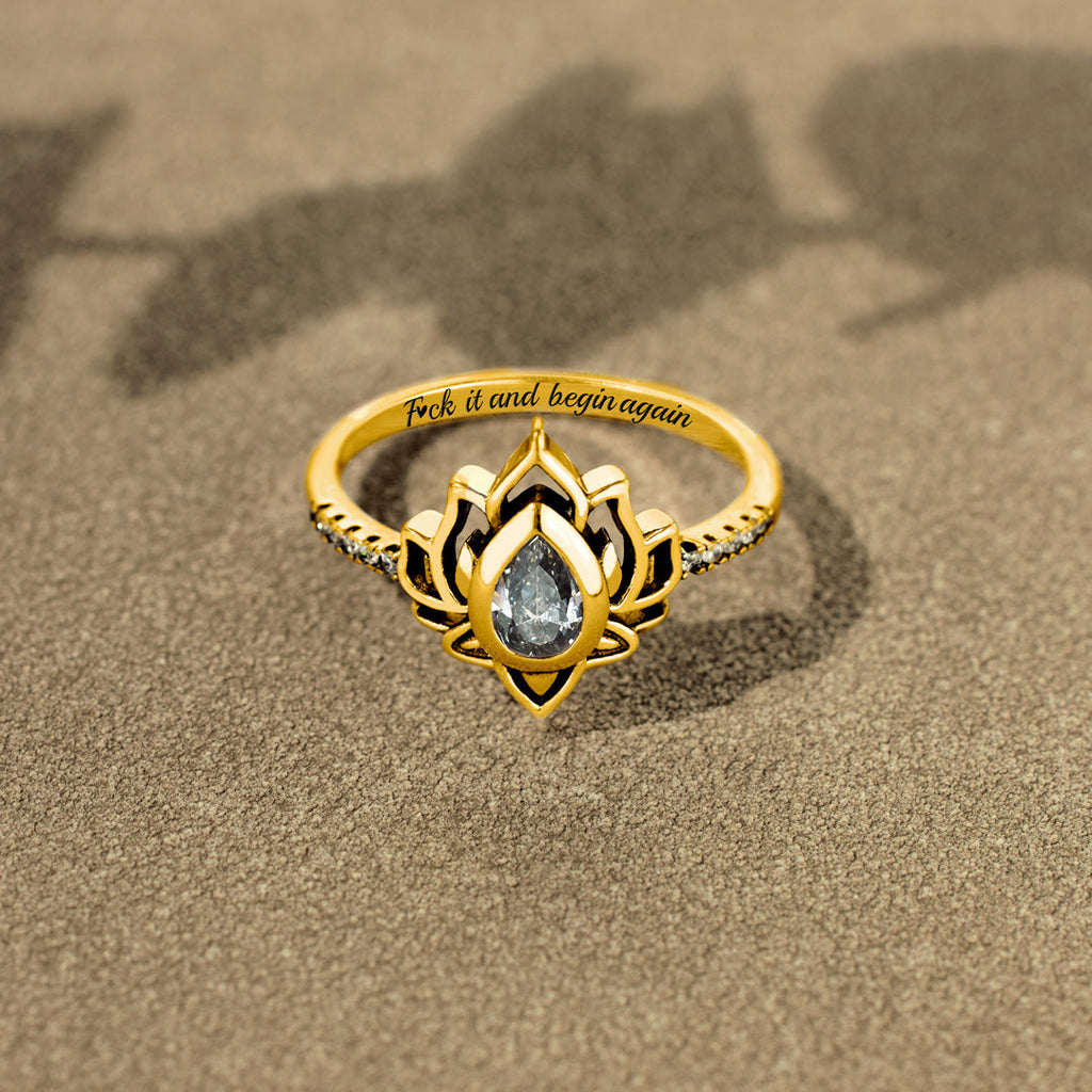 Yell F♥︎ck Lotus Ring