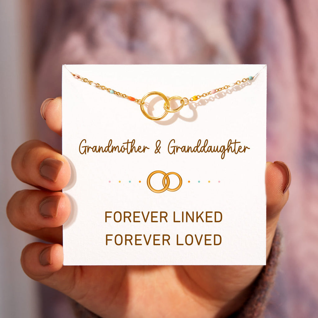 Grandmother&Granddaughter Interlocking Bracelet