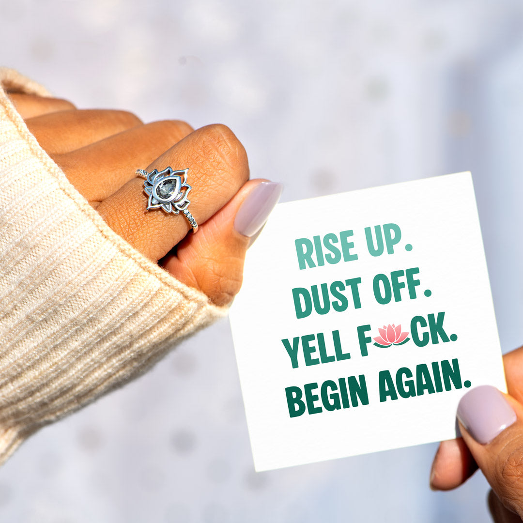 Yell F♥︎ck Lotus Ring