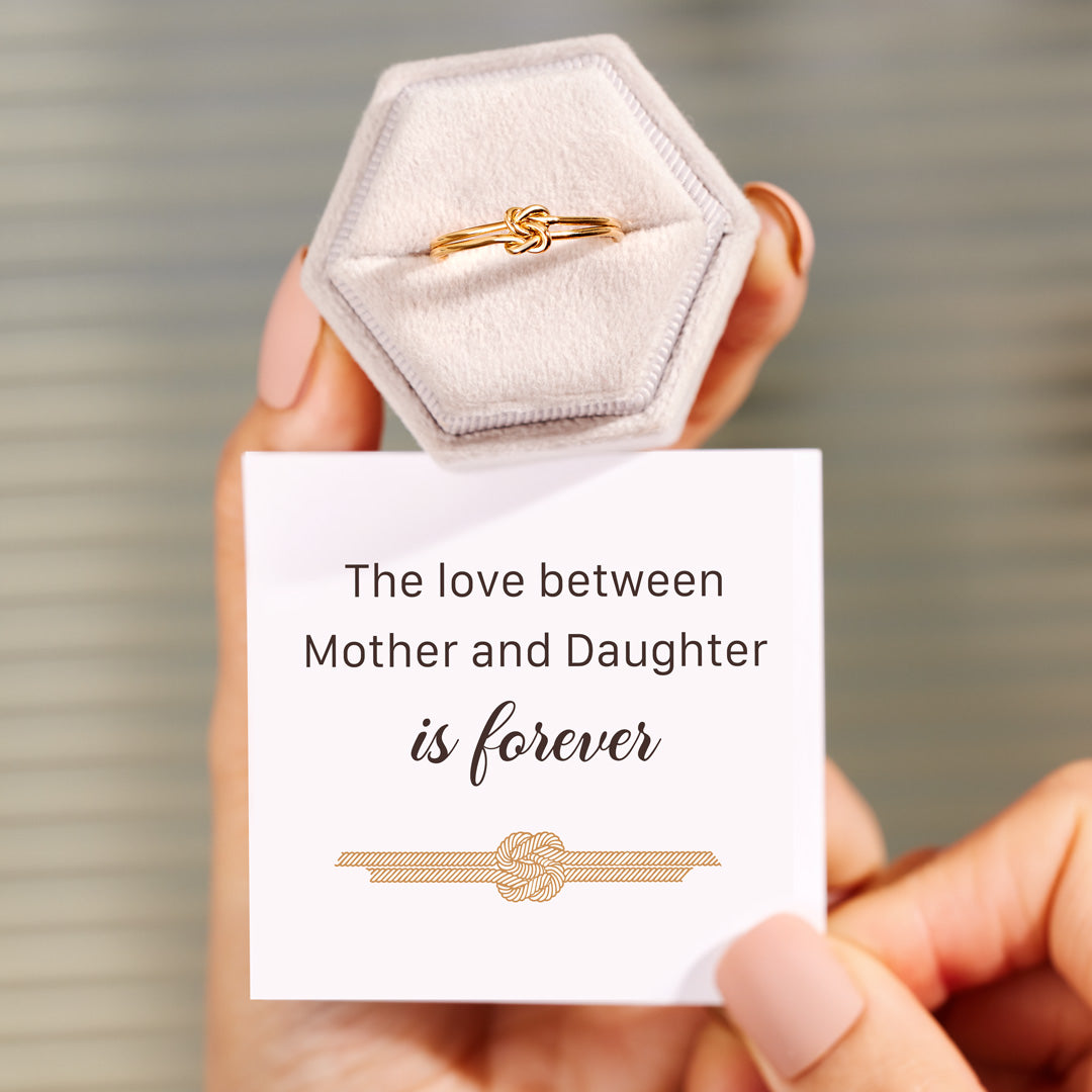 Mother & Daughter Double Knot Ring