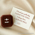 I love You Infinity Knot Couple Ring Set