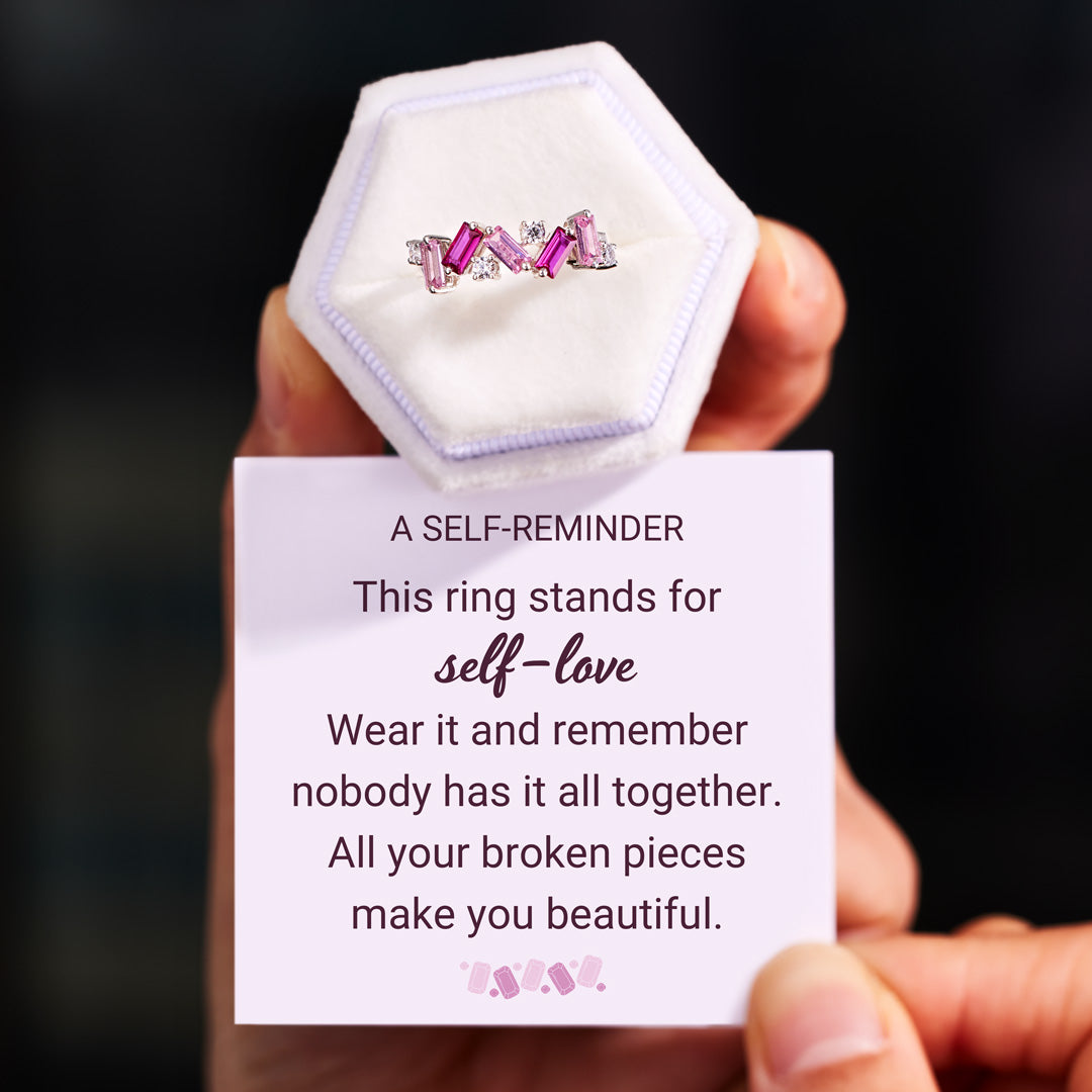 Nobody Has It All Together Self Love Band Ring