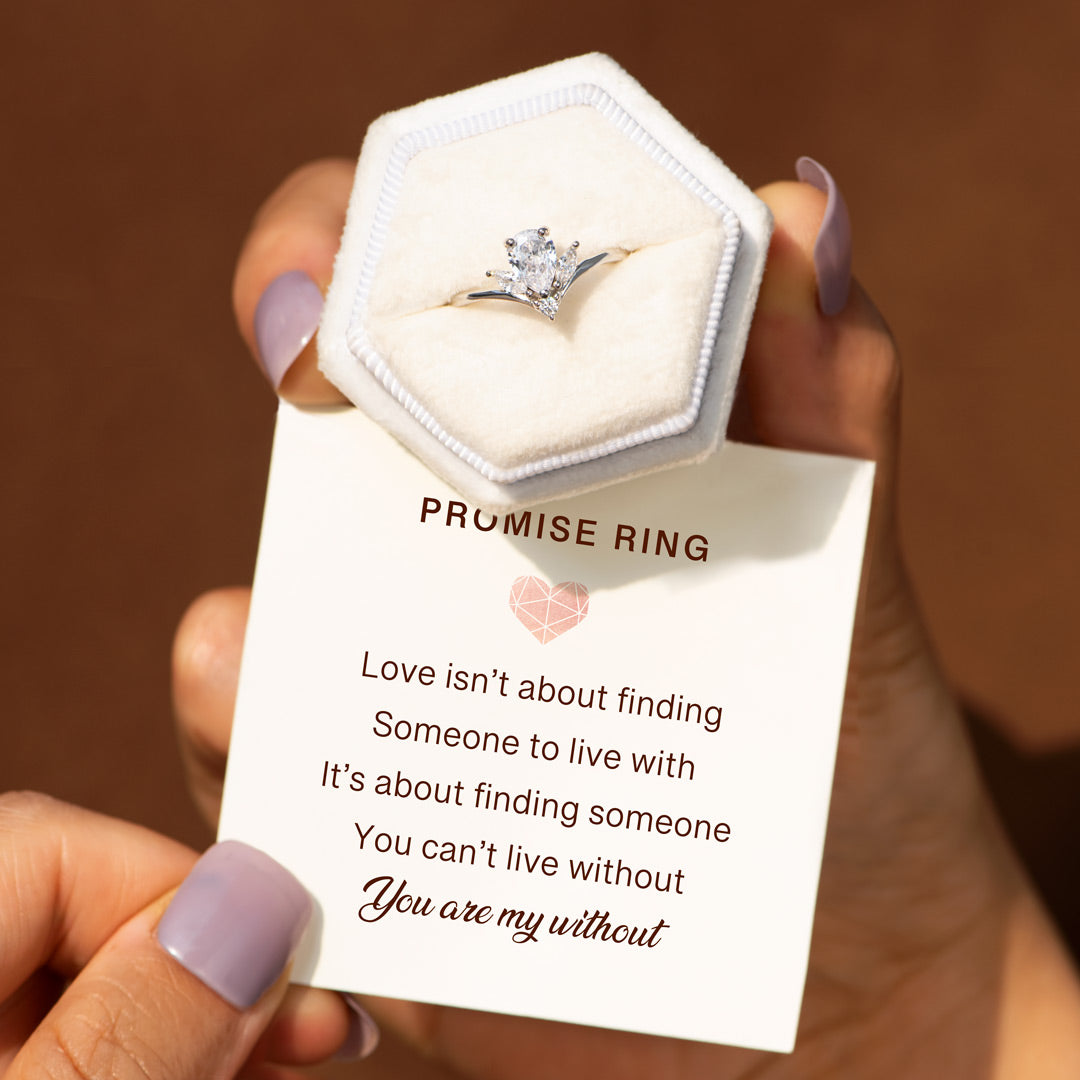 Trio Stone Promise Ring