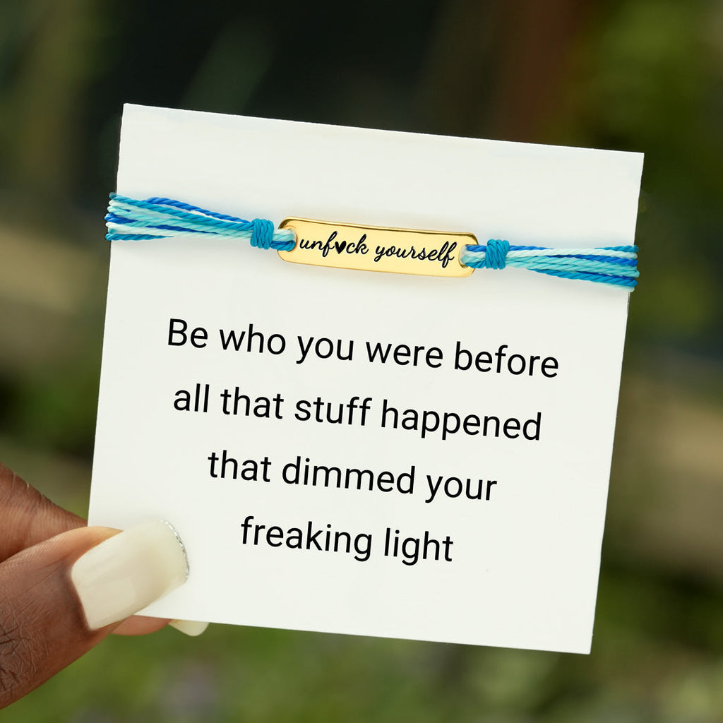 Unf♥ck Yourself Handmade Bracelet