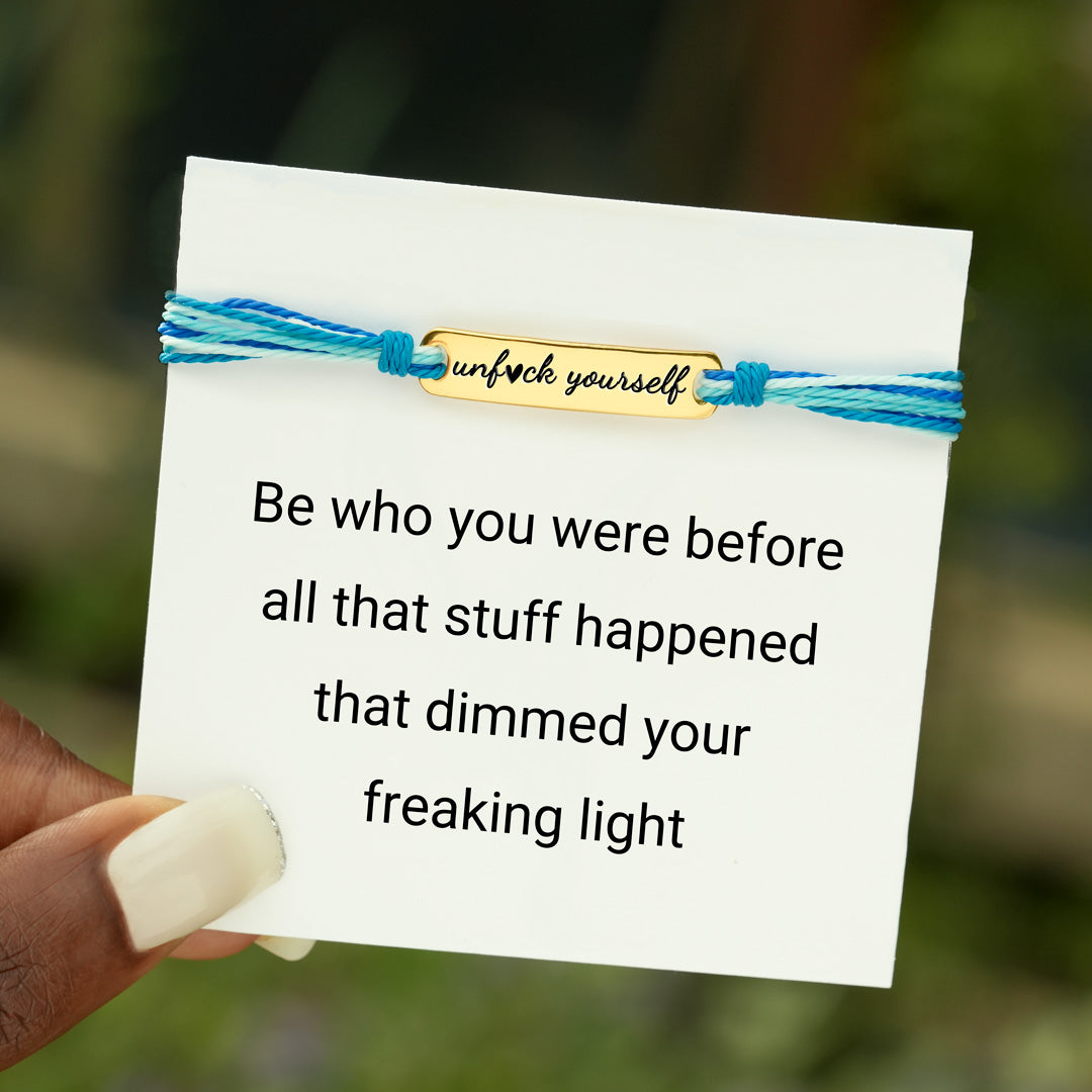 Unf♥ck Yourself Handmade Bracelet