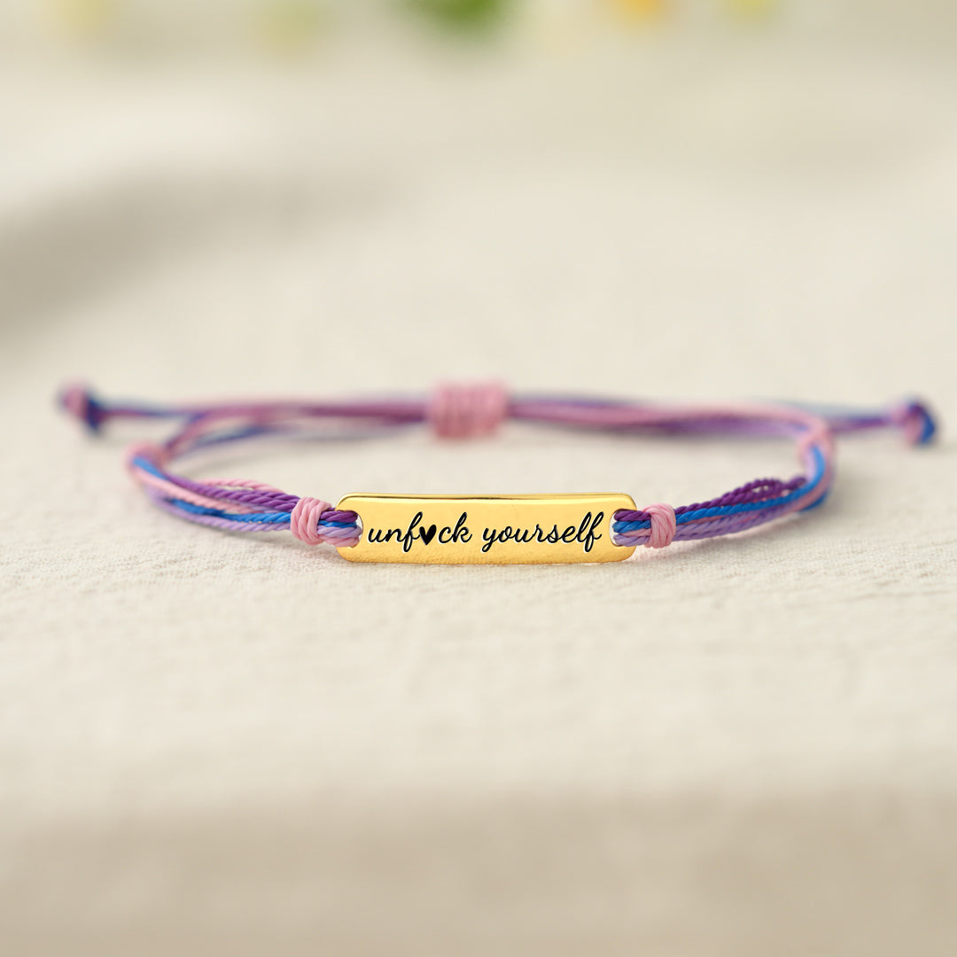 Unf♥ck Yourself Handmade Bracelet