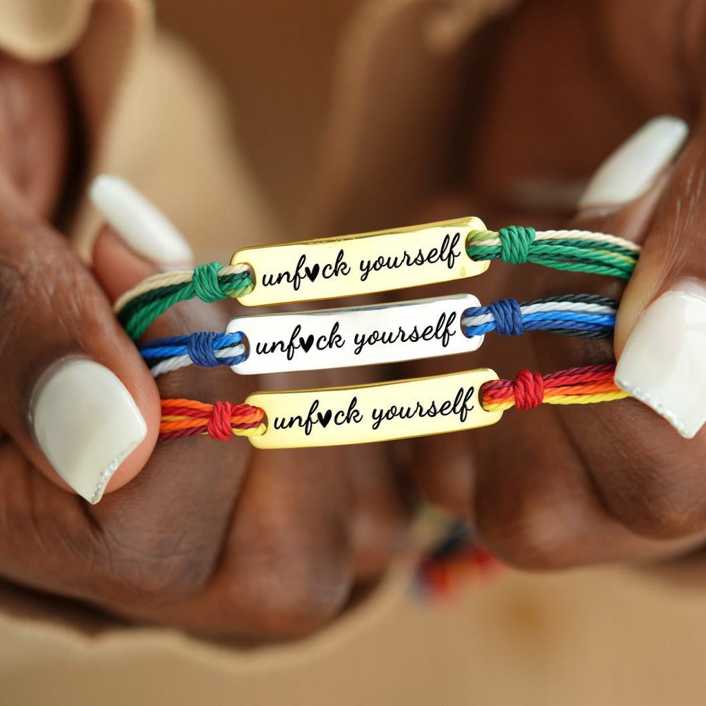 Unf♥ck Yourself Handmade Bracelet
