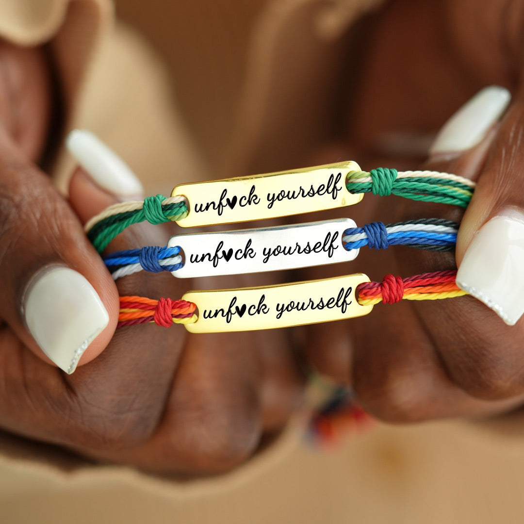 Unf♥ck Yourself Handmade Bracelet