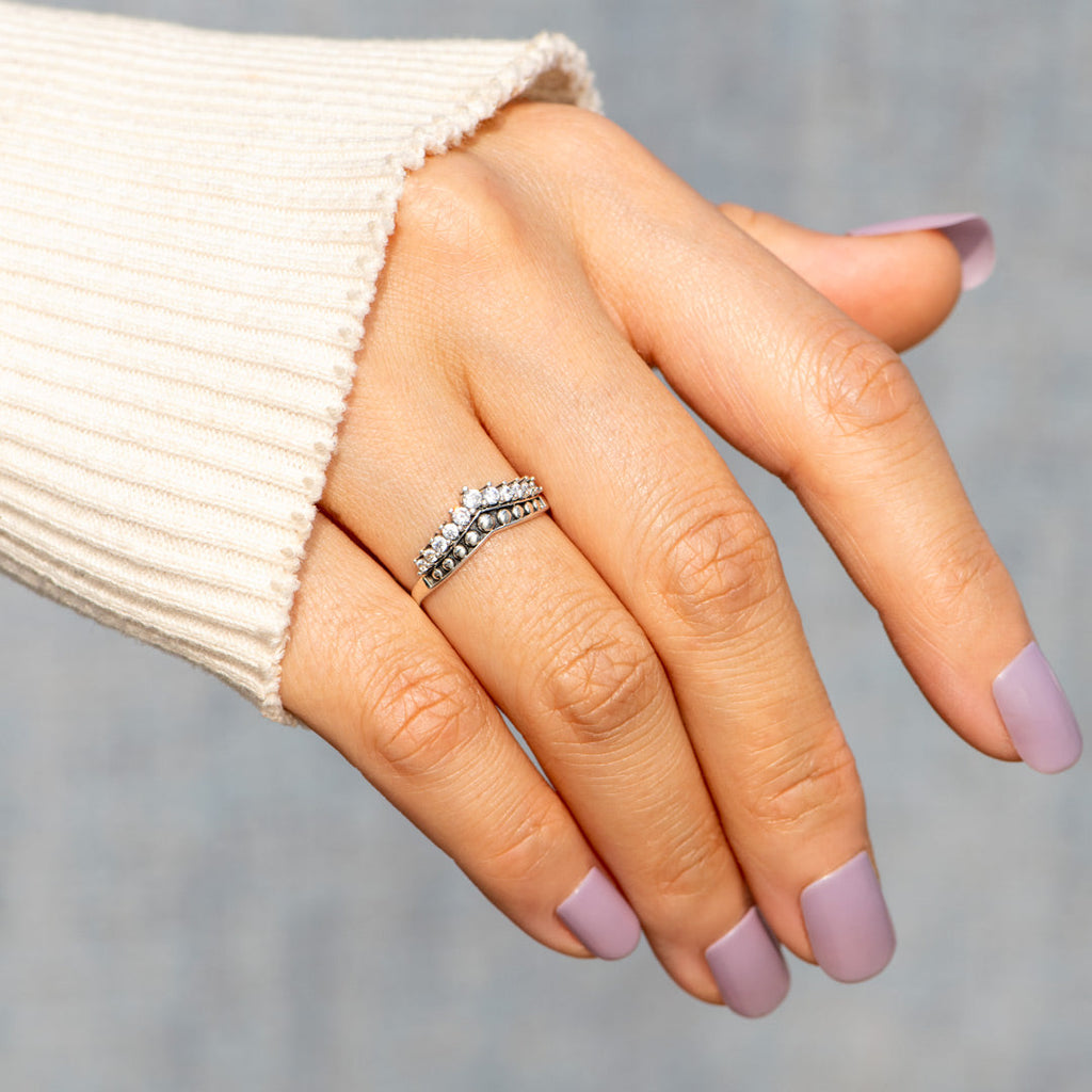 Mom&Nana Antique Crown Ring