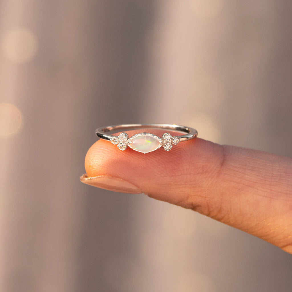 Love Yourself Oval Cut Opal Ring