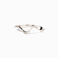 For Friend Ebbs And Flows Minimalist Wave Ring