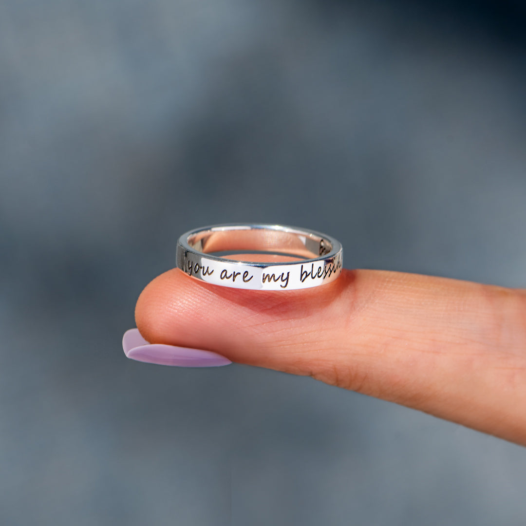 Custom Mantra Ring