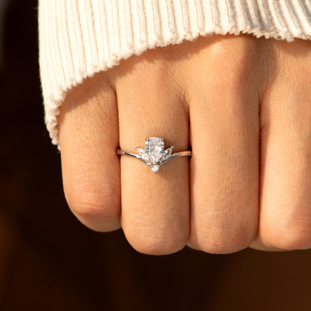 Trio Stone Promise Ring