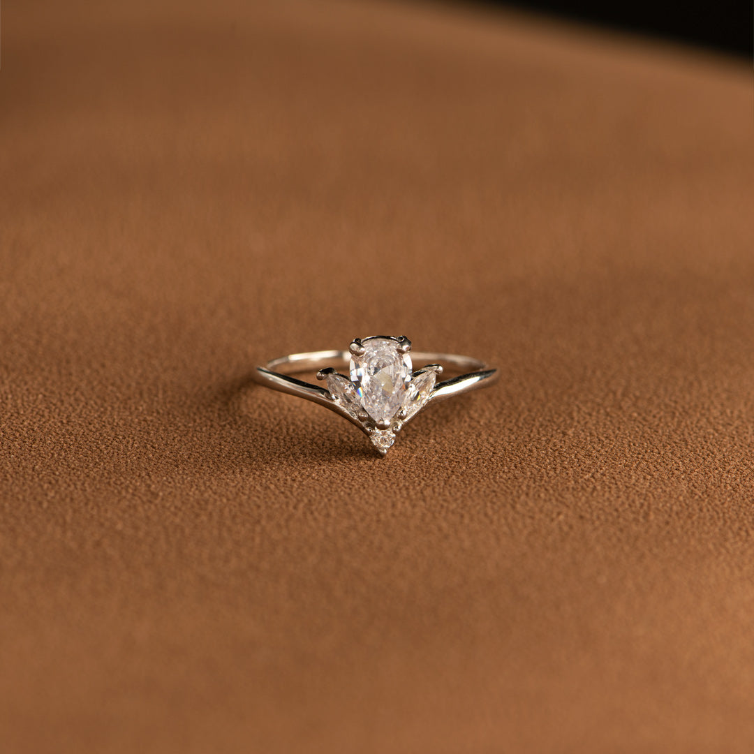 Trio Stone Promise Ring