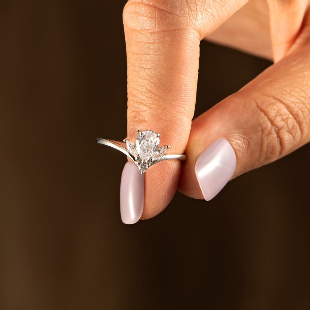 Trio Stone Promise Ring