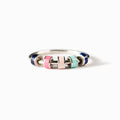 Spinning Enamel Fidget Anxiety Ring