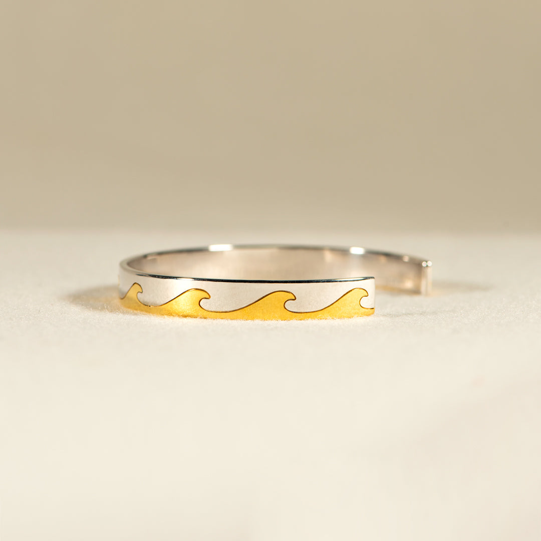 My Badass Girl Gang Waves Minimalist Bangle