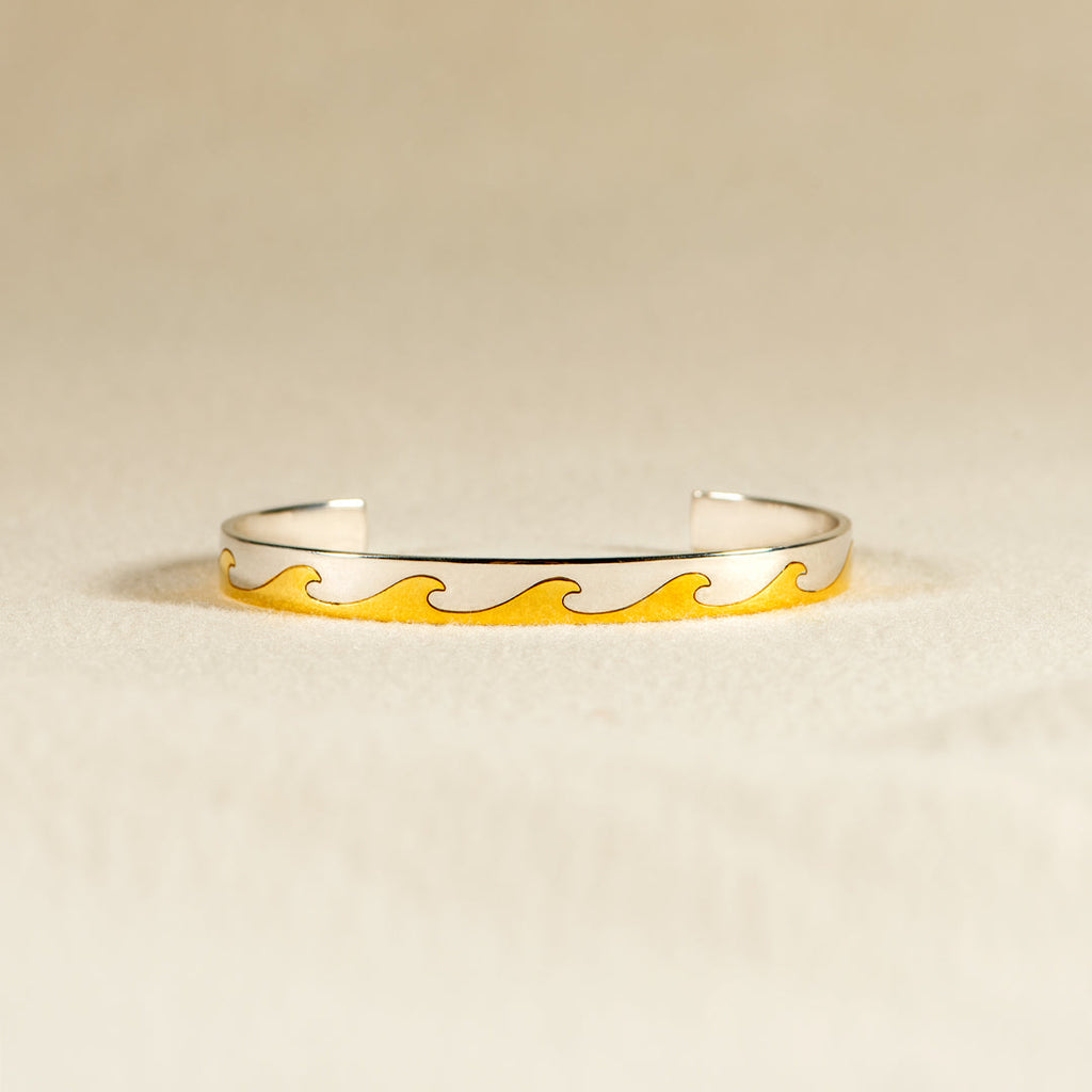 My Badass Girl Gang Waves Minimalist Bangle