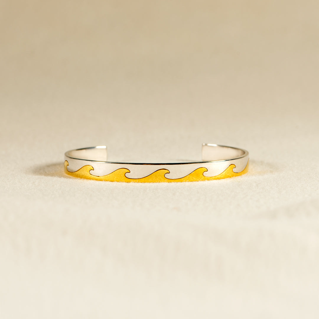 My Badass Girl Gang Waves Minimalist Bangle