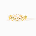 Mother & Daughter Open Hearts Ring