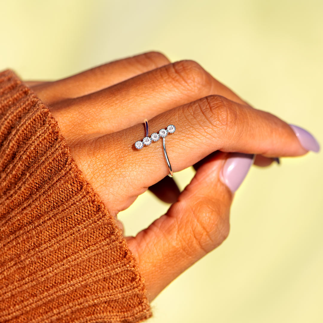 Be You Be Badass Dots Ring