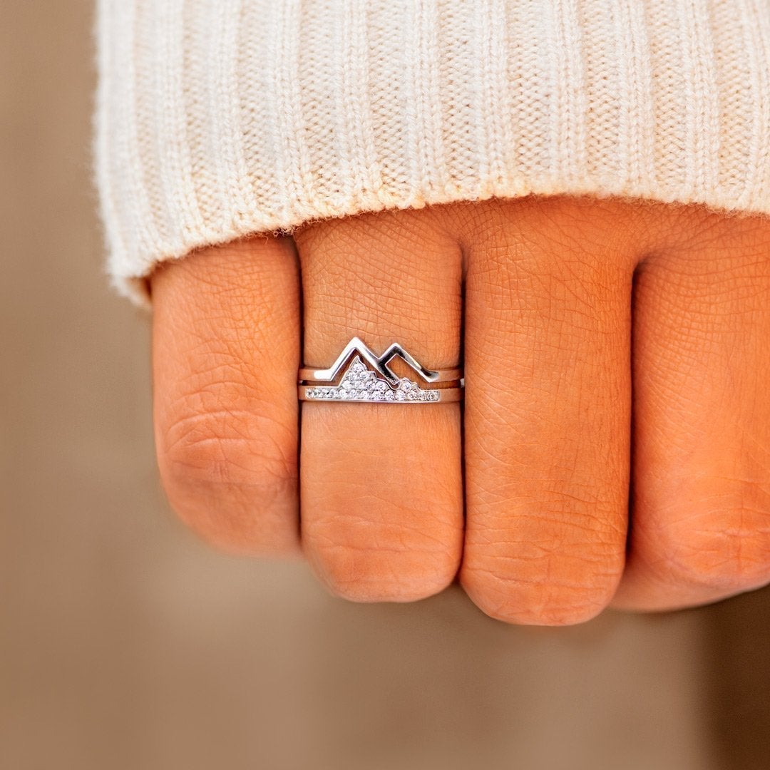 To My Wife Mountain Ring