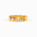 1-10 Weaved Birthstone Ring