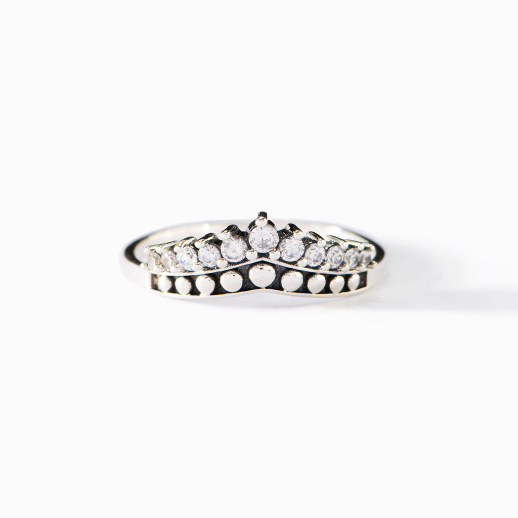 Mom&Nana Antique Crown Ring