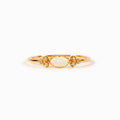 The Purest Love for Mother & Daughter Matching Oval Cut Opal Ring