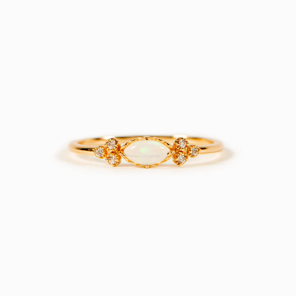 Love Yourself Oval Cut Opal Ring