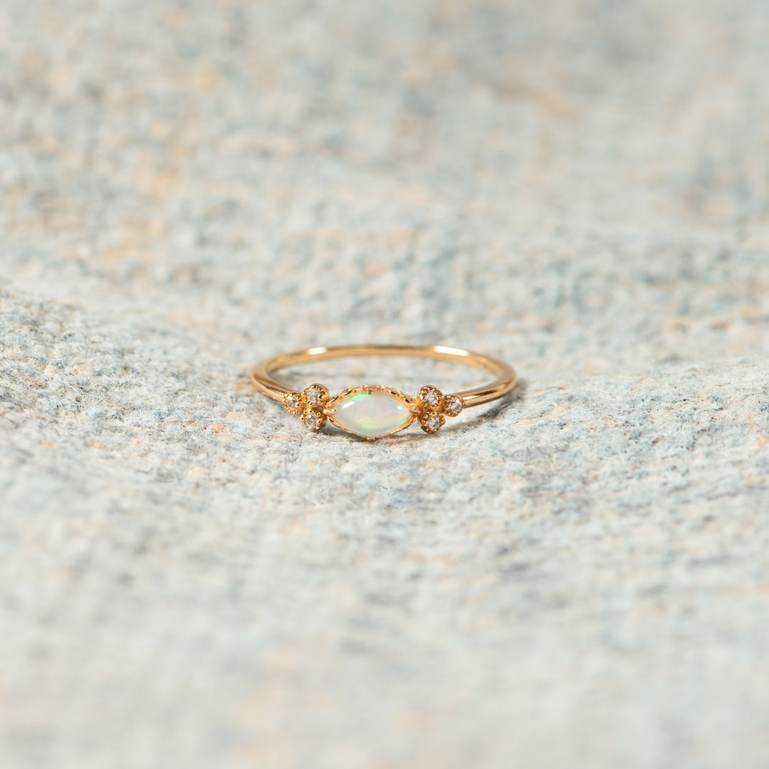Love Yourself Oval Cut Opal Ring