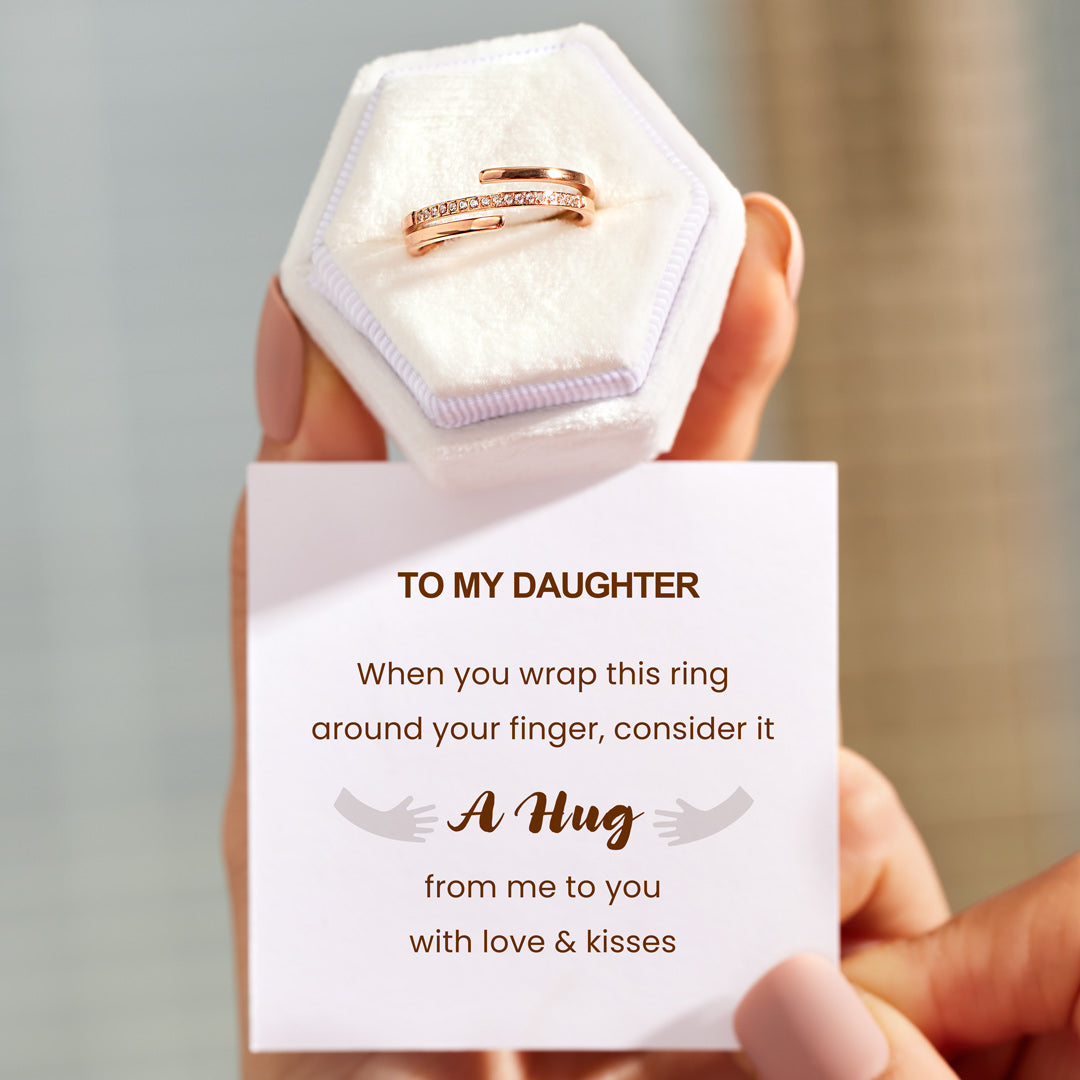 A Hug From Me To You Spiral Ring