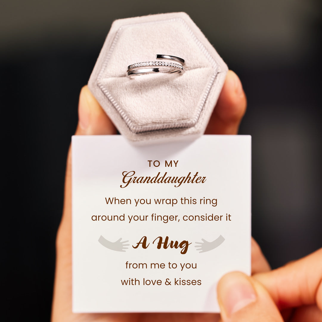 A Hug From Me To You Spiral Ring