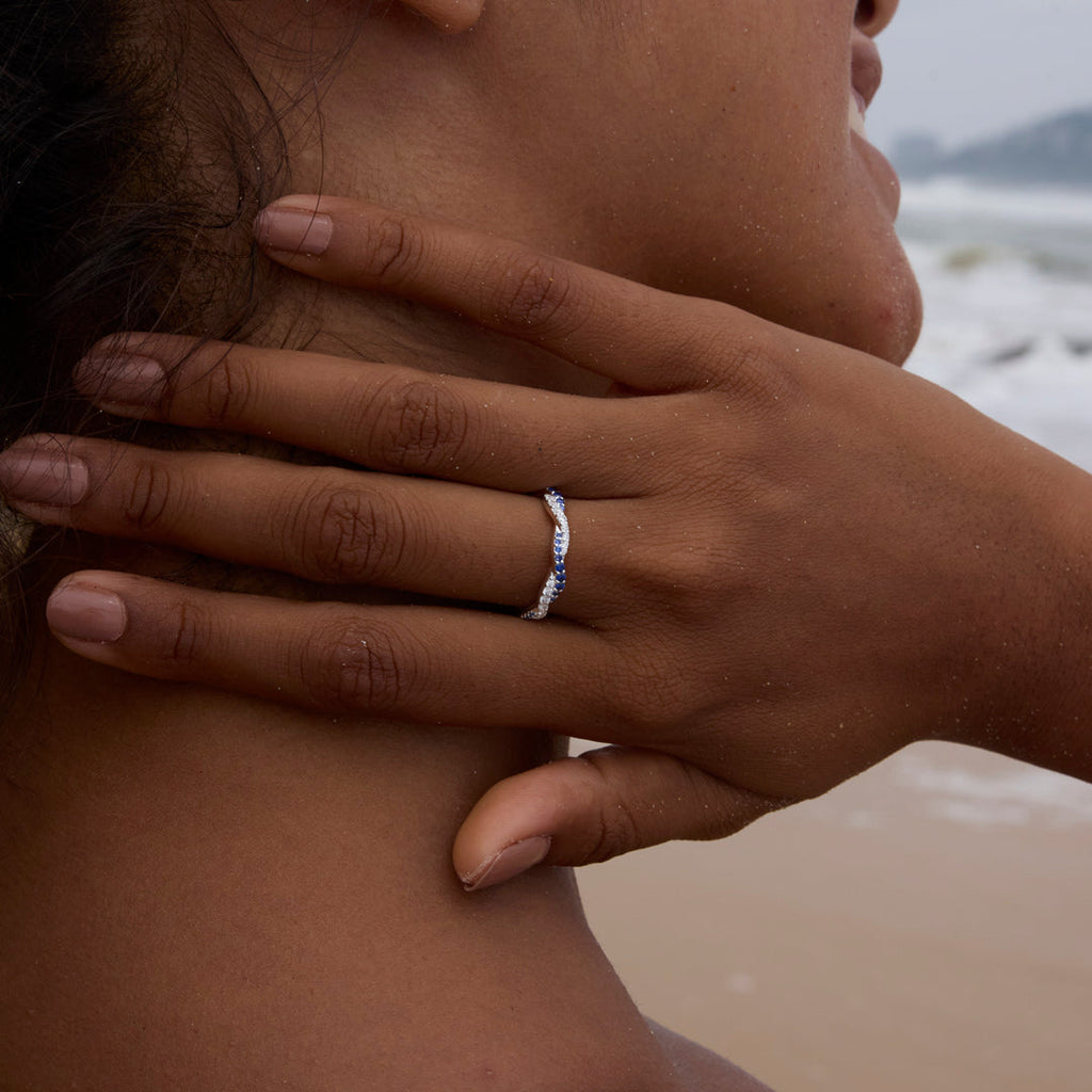 Best B♥tches Dual Interwoven Ring Set