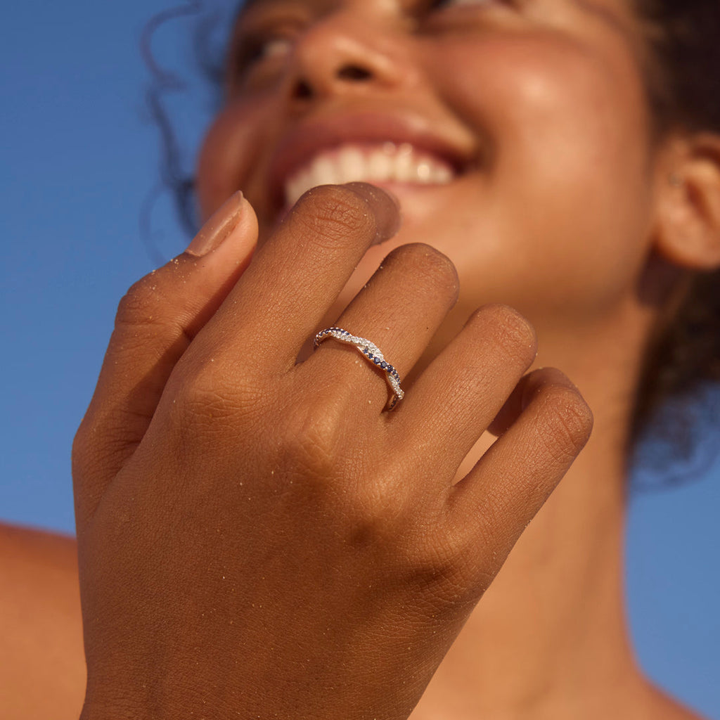 Best B♥tches Dual Interwoven Ring Set