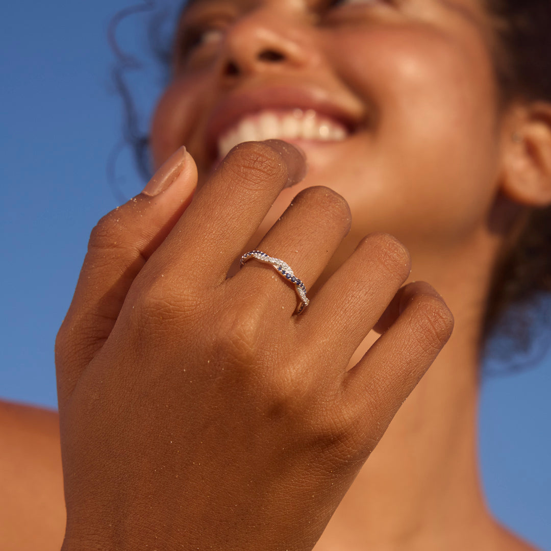 Best B♥tches Dual Interwoven Ring Set