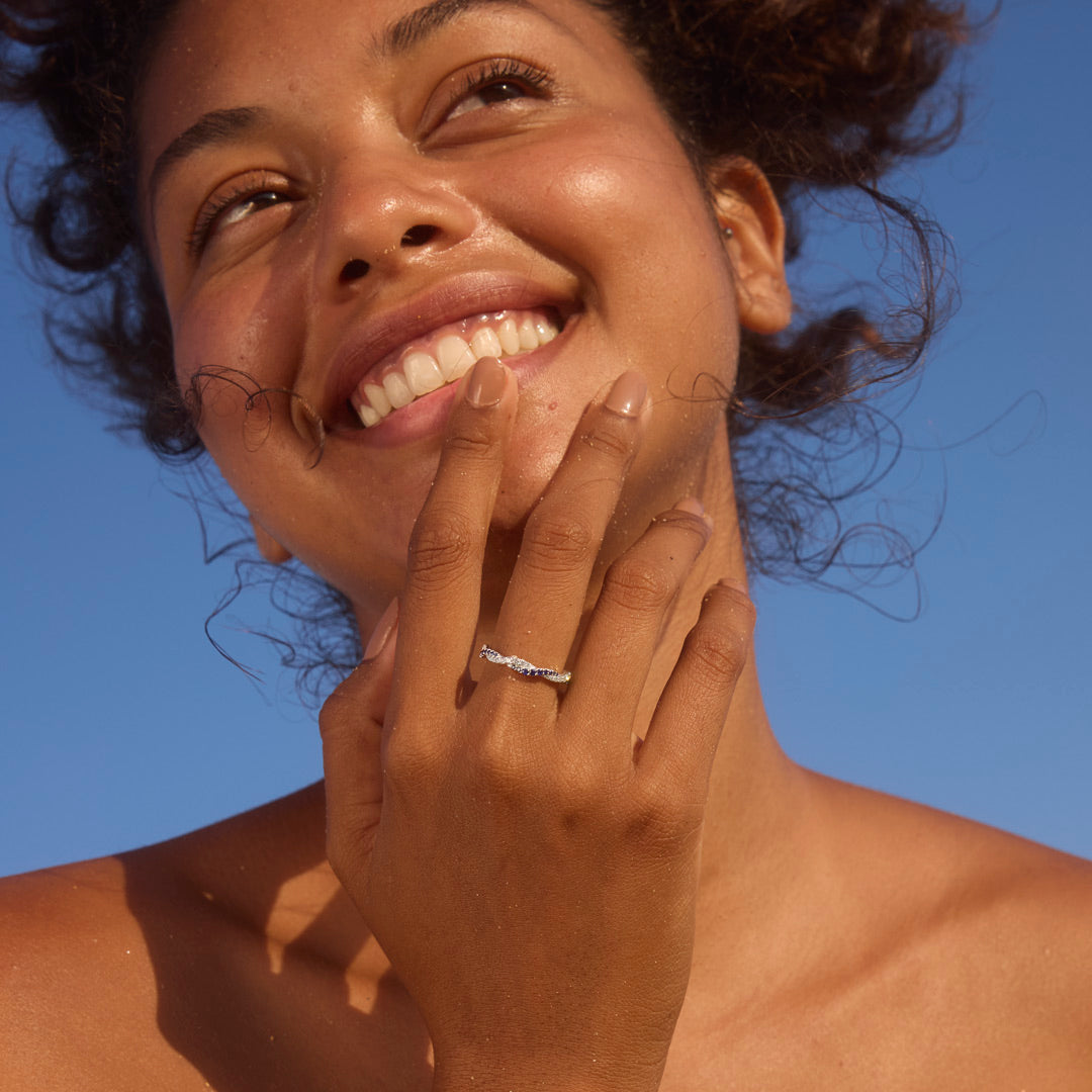 Best B♥tches Dual Interwoven Ring Set
