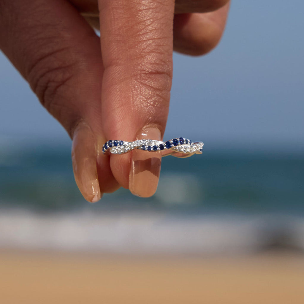 Best B♥tches Dual Interwoven Ring Set