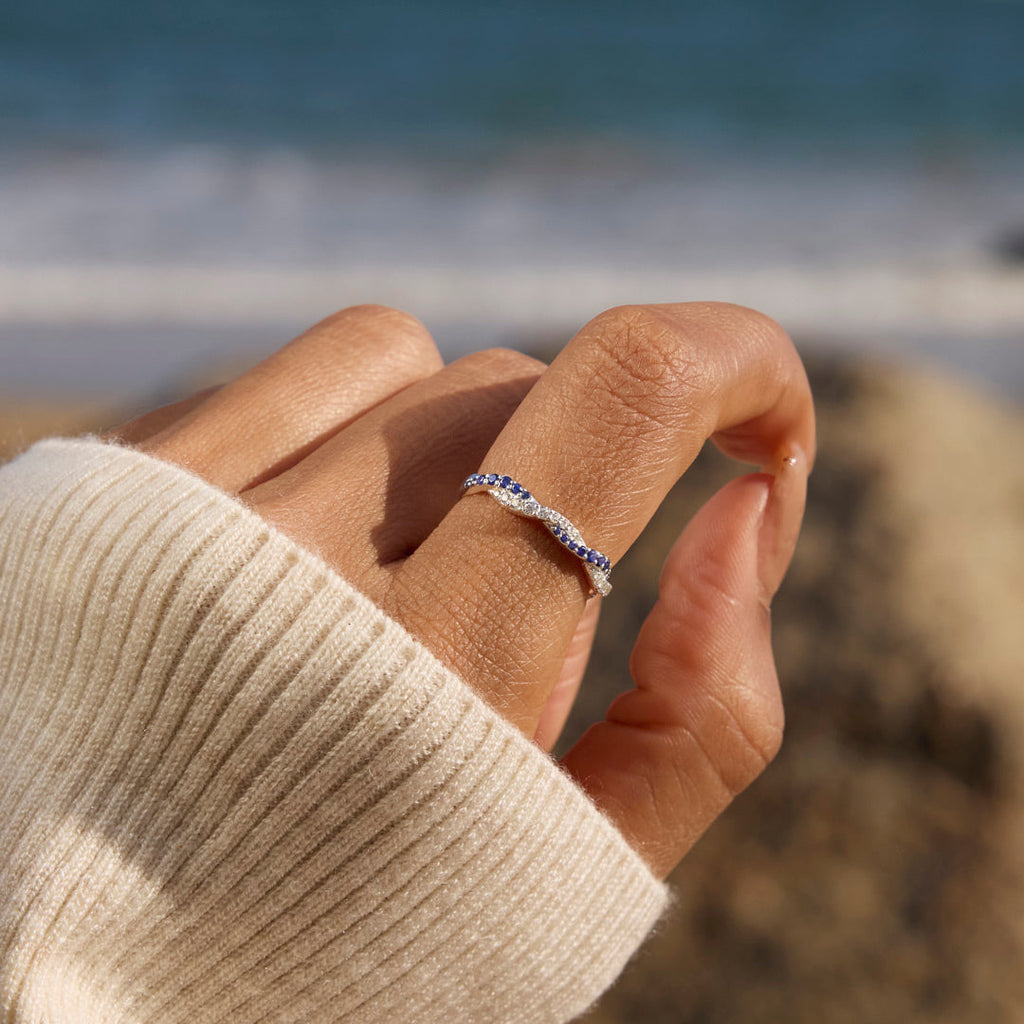 Best B♥tches Dual Interwoven Ring Set