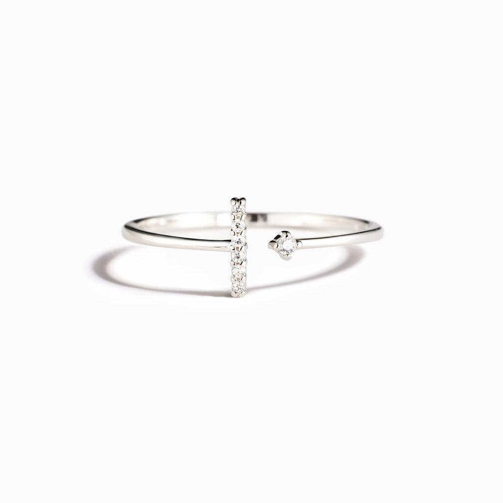 Girl Gang Minimalist T Shaped Ring