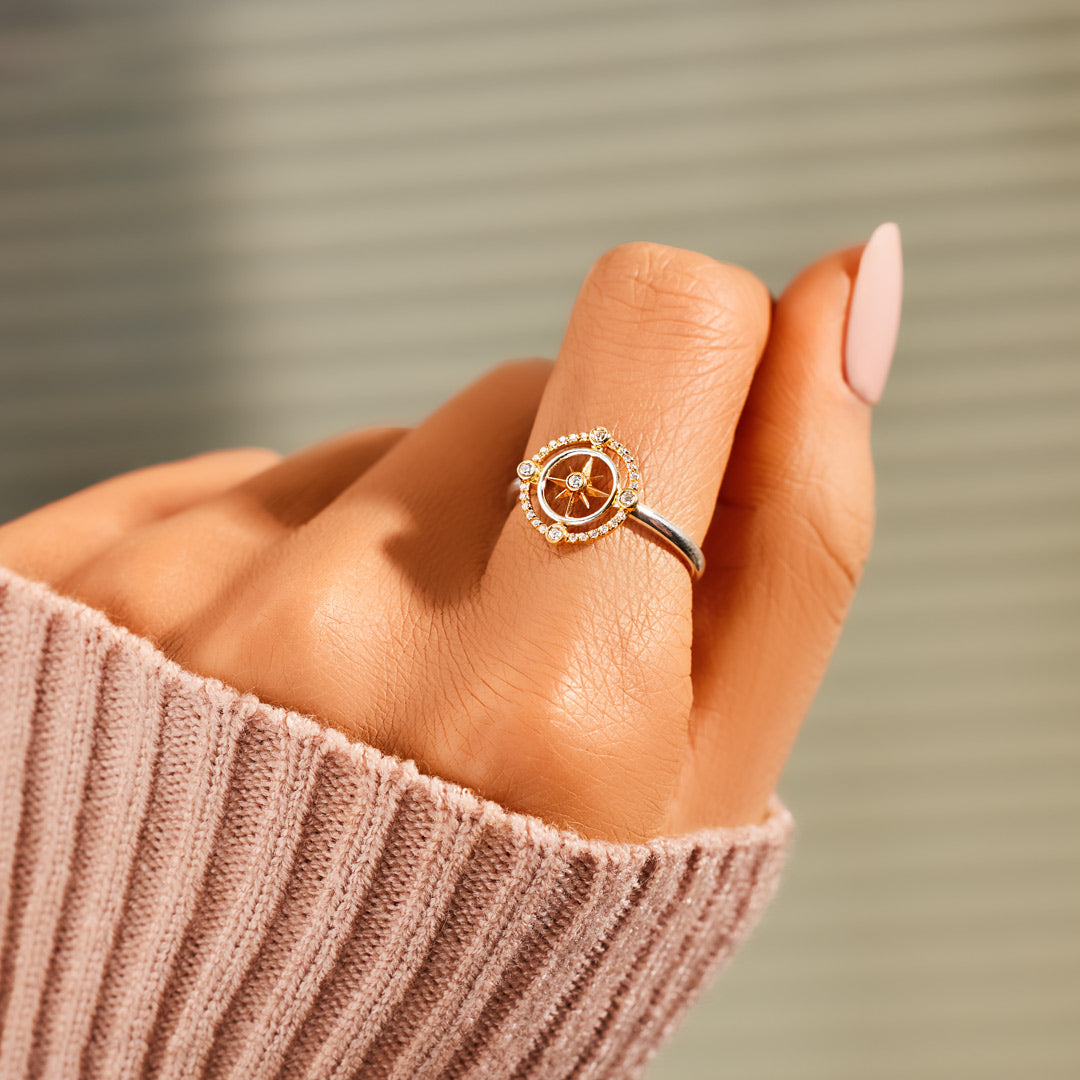 To My Wife Compass Ring