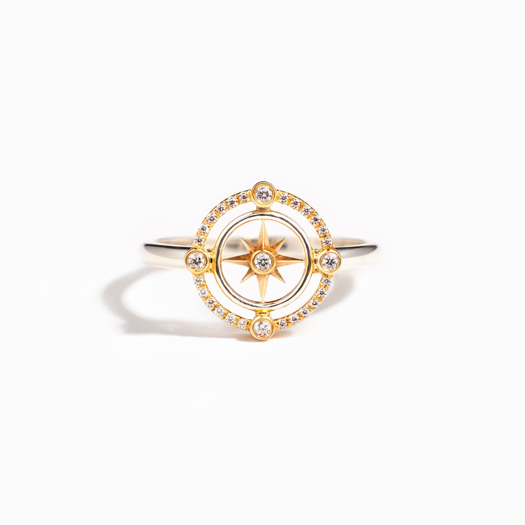 To My Wife Compass Ring