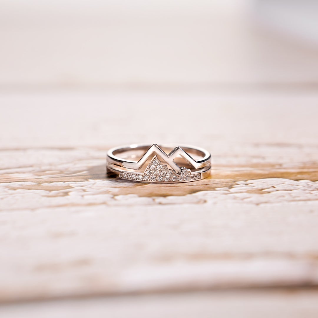To My Wife Adventure Mountain Ring