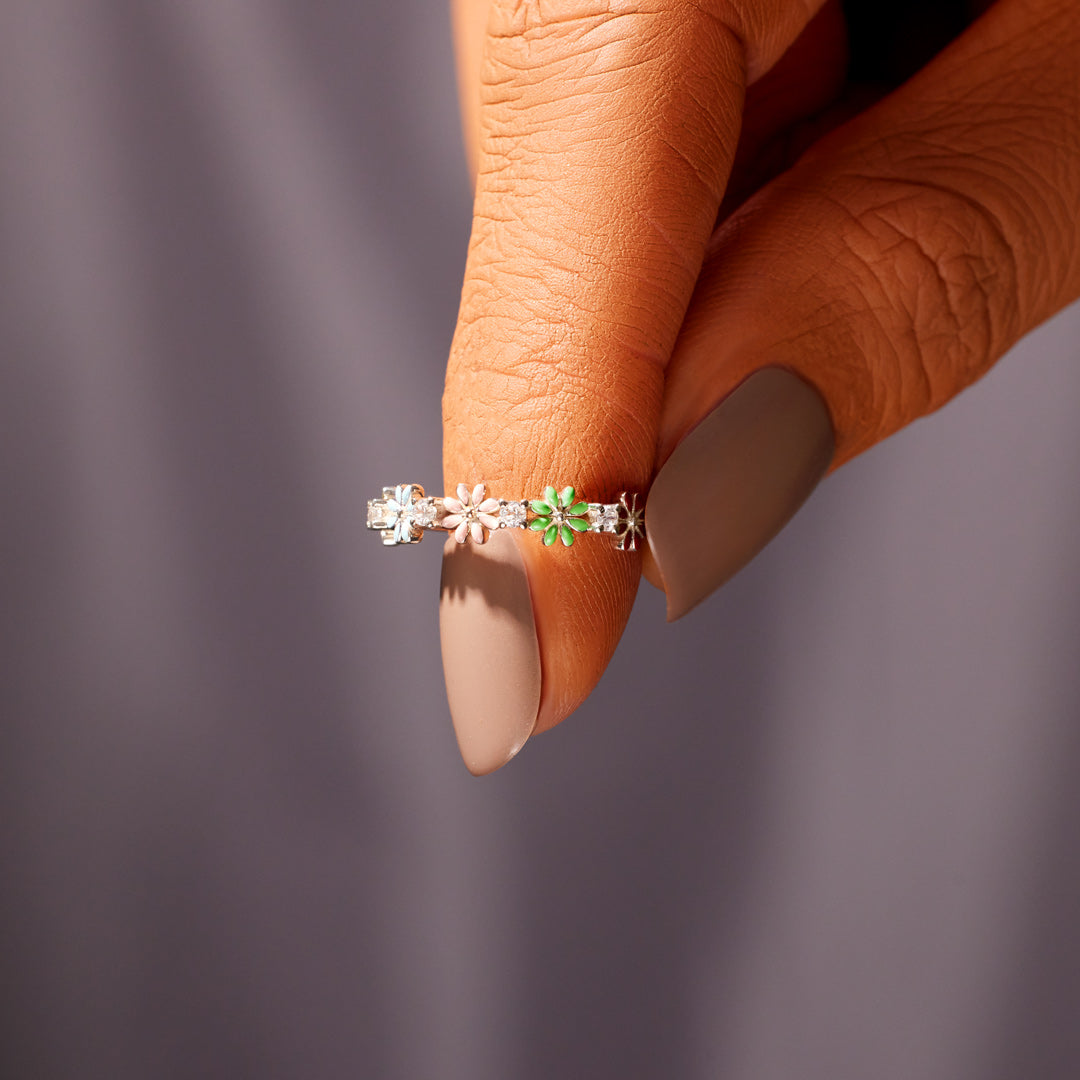For Sisters Wildflower Ring