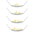 For Mom Custom Pavé Branch Bird Necklace