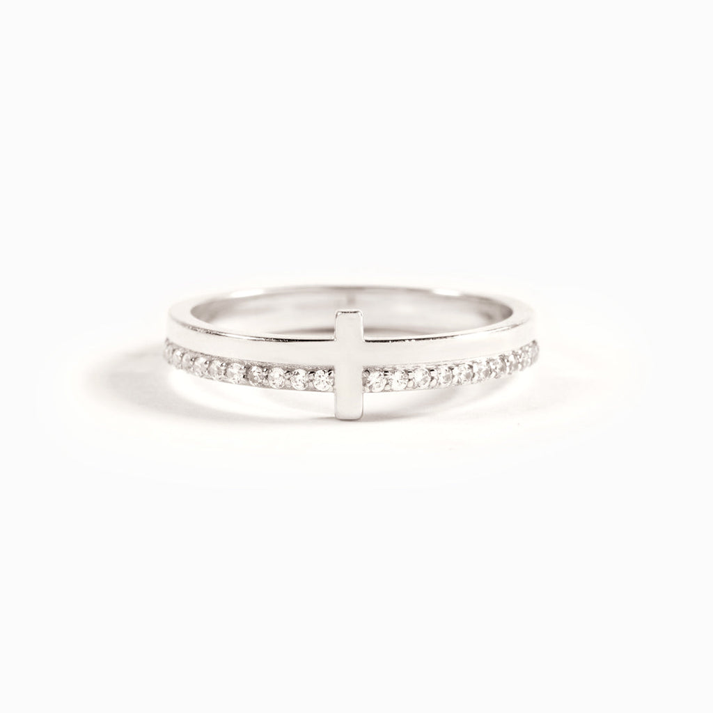 PRAY Golden Cross Ring